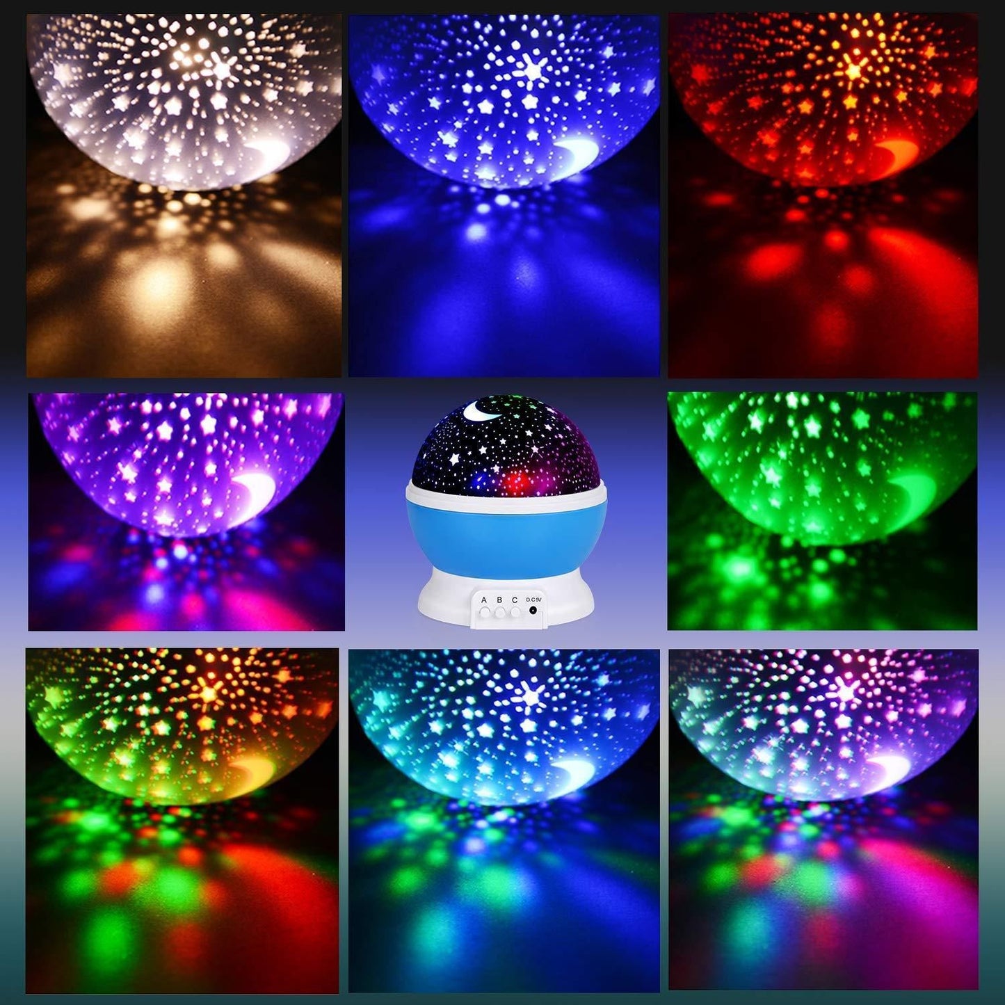 🌙 Star Moon Night Light – Bring the Universe to Your Room!