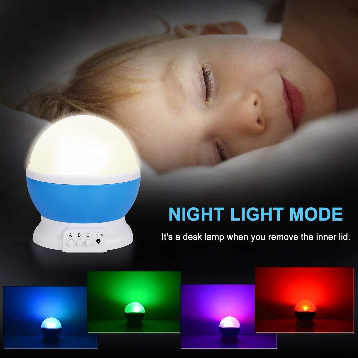 🌙 Star Moon Night Light – Bring the Universe to Your Room!
